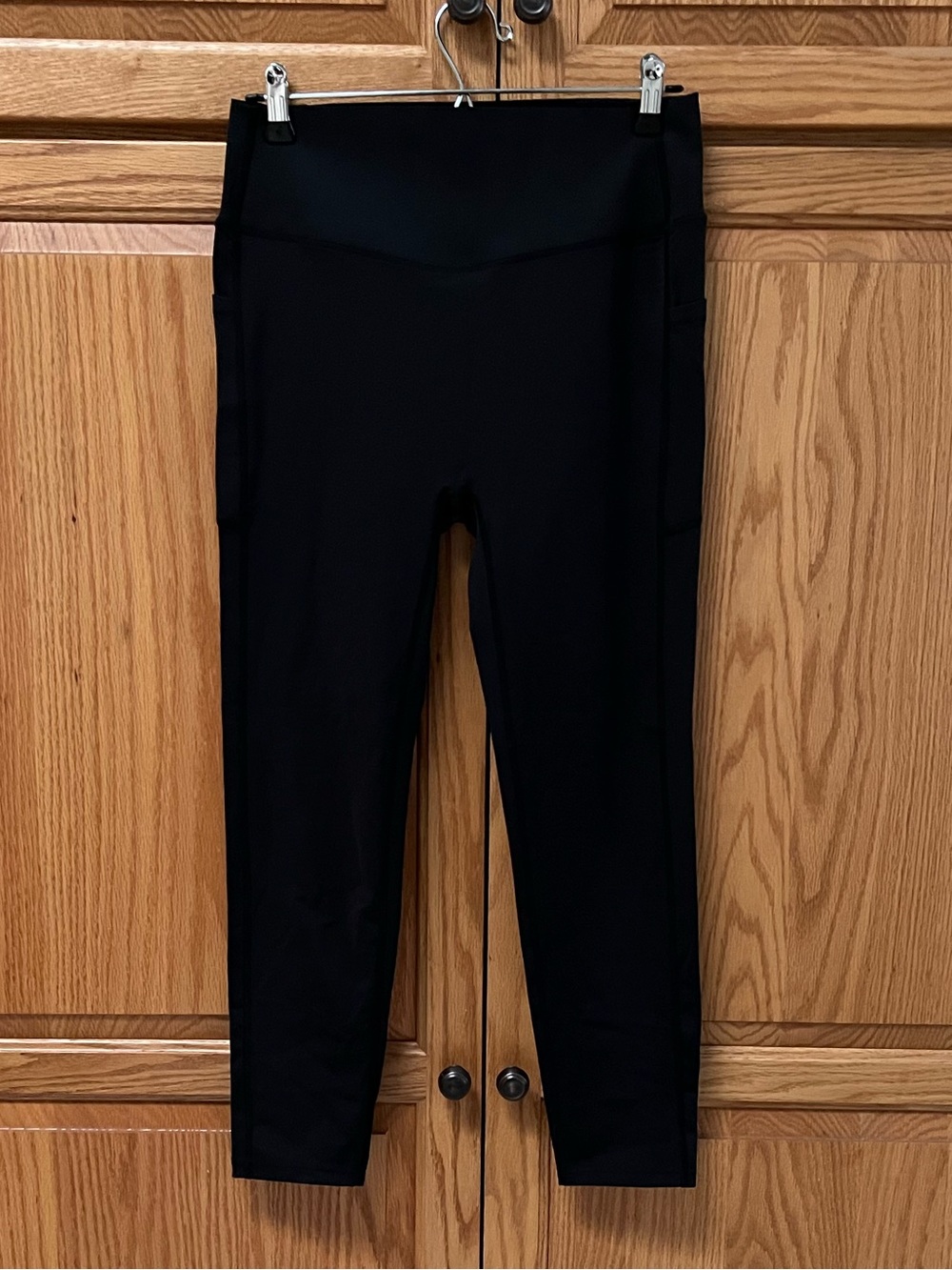 Woobilly Black Women’s Athletic Leggings, GUC, Size 2XL